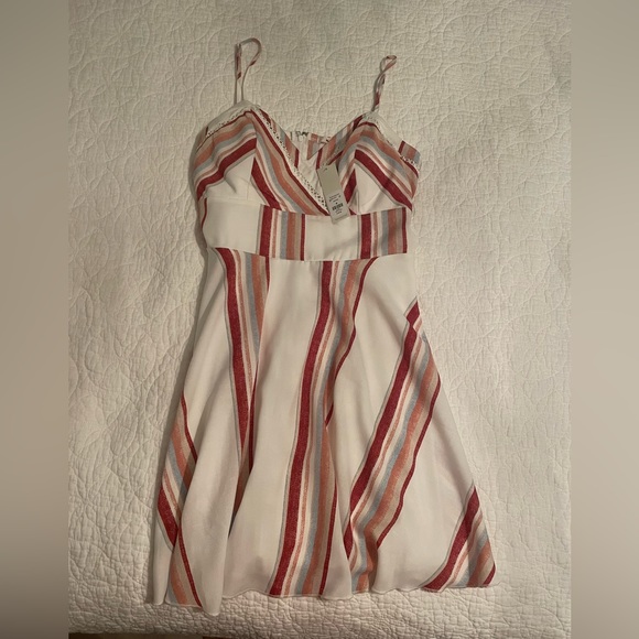 Francessca’s Stripped Spagetti Strap Dress - Picture 3 of 4